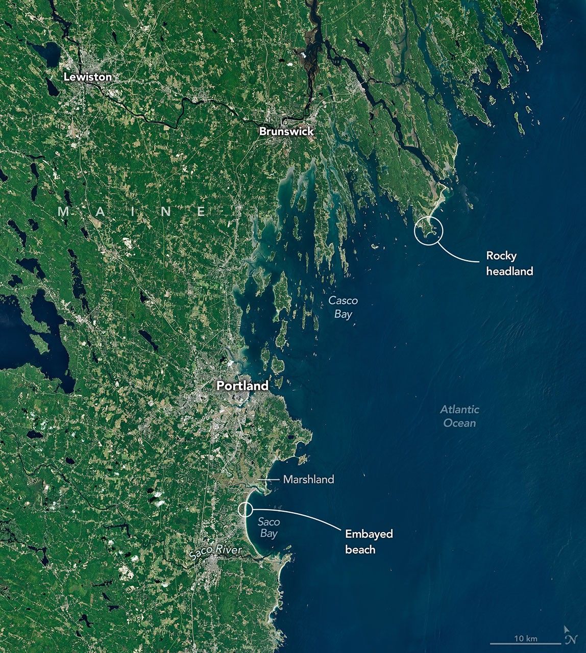 Why Maineās Sandy Shorelines Turn Jagged