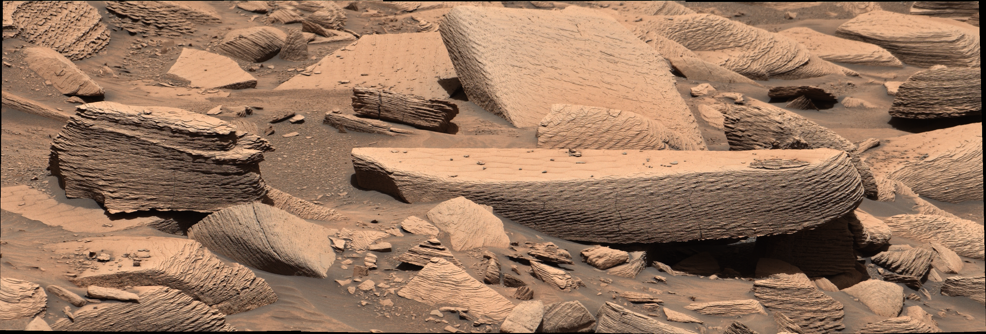 Curiosity Finds Evidence of an Ancient Sandstorm