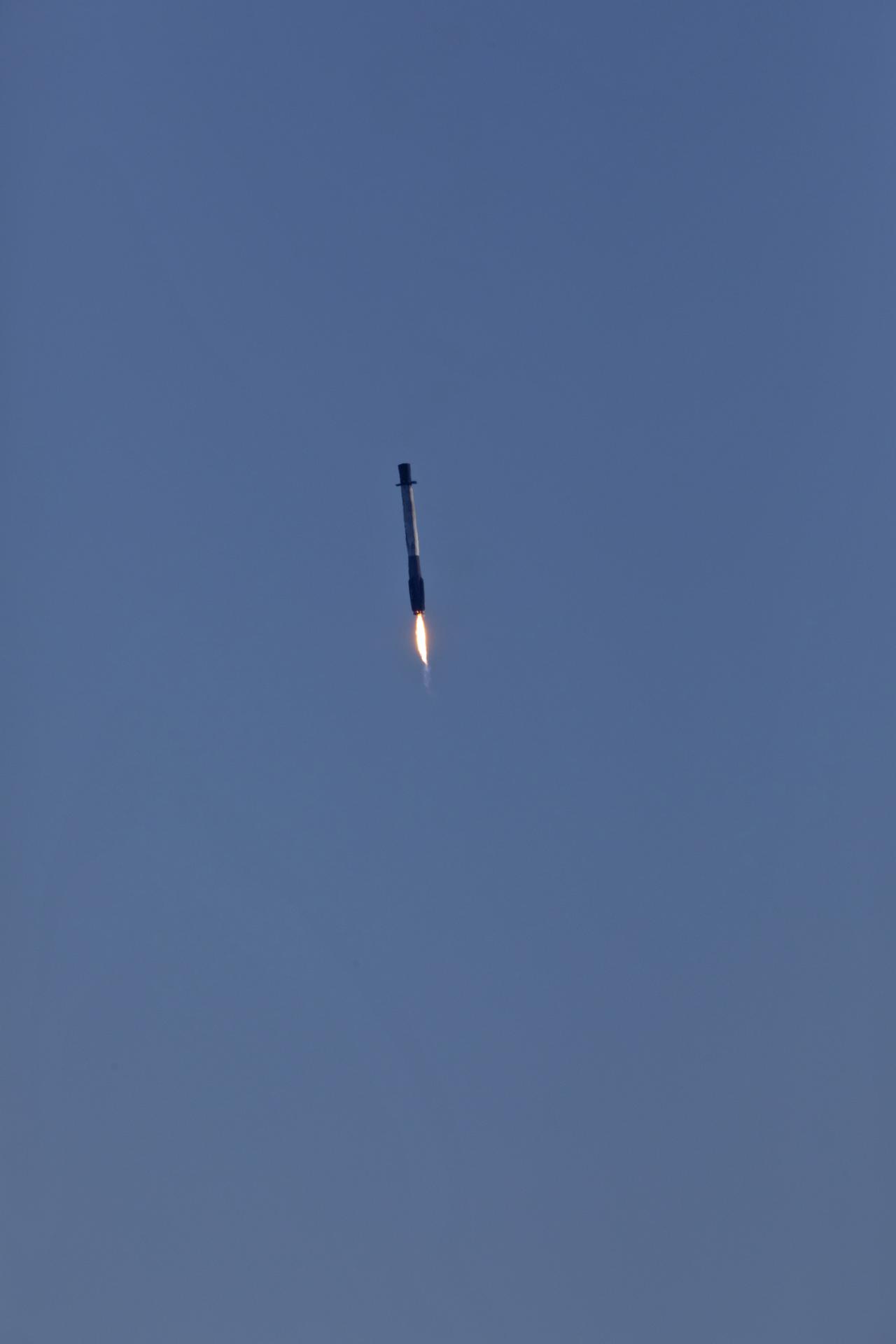 A SpaceX Falcon 9 rocket lifts off on the CRS-16 cargo mission to the International Space Station (NASA)
