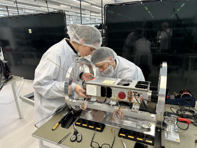 CubeSat for safer seas and cleaner orbits ready to launch