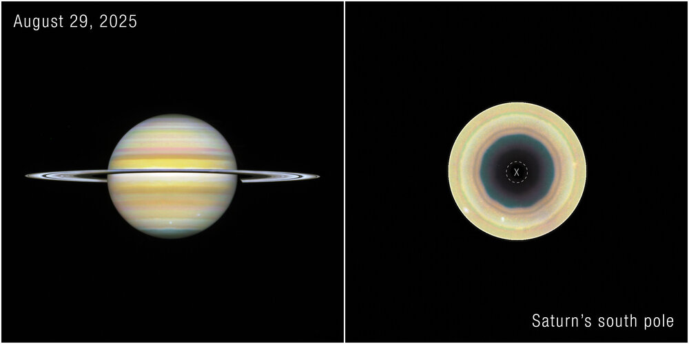 Hubble tracks new decagon encircling Saturn’s south pole